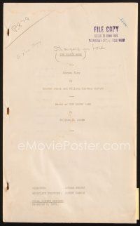 4f161 STRANGERS IN LOVE final revised draft script December 8, 1931, working title The Black Robe!