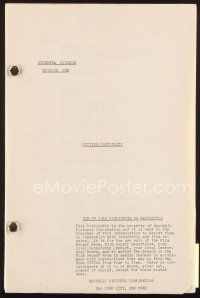 4f163 UNDERSEA KINGDOM cutting continuity script 1936 screenplay for the entire sci-fi serial!