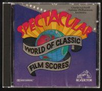 4f342 SPECTACULAR WORLD OF CLASSIC FILM SCORES compilation CD '91 music from Star Wars, GWTW & more!
