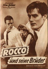 4f361 ROCCO & HIS BROTHERS German program '61 Visconti's Rocco e I Suoi Fratelli, different!