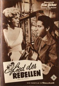 4f369 WILD IN THE COUNTRY German program '61 different images of Elvis Presley & sexy Tuesday Weld!