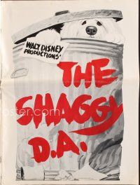 4f272 SHAGGY D.A. pressbook '76 Dean Jones, Walt Disney, it's laughter by the pound!