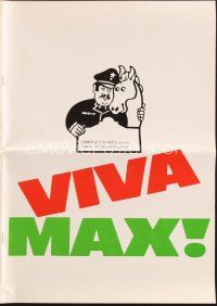4f298 VIVA MAX pressbook '70 great artwork images of Peter Ustinov, Jonathan Winters!
