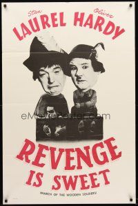 4g061 BABES IN TOYLAND 1sh R60s great image of Laurel & Hardy, Revenge is Sweet!