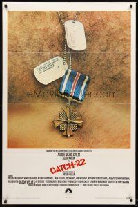 4g163 CATCH 22 1sh '70 directed by Mike Nichols, based on the novel by Joseph Heller!