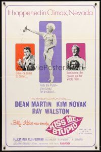 4g520 KISS ME, STUPID 1sh '65 directed by Billy Wilder, Kim Novak, Dean Martin, Ray Walston