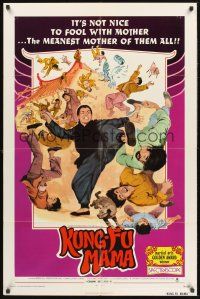 4g526 KUNG-FU MAMA 1sh '74 Shan dong lao niang, Wang Yu in wacky martial arts action!