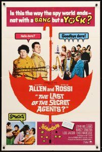 4g532 LAST OF THE SECRET AGENTS 1sh '66 Marty Allen & Steve Rossi tied up, Marty says Hello dere!