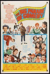 4g617 MGM'S BIG PARADE OF COMEDY 1sh '64 W.C. Fields, Marx Bros., Abbott & Costello, Lucille Ball