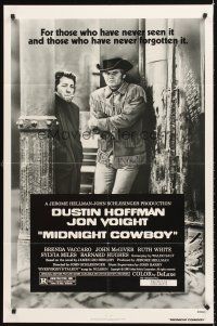4g621 MIDNIGHT COWBOY 1sh R80 Dustin Hoffman, Jon Voight, John Schlesinger classic!