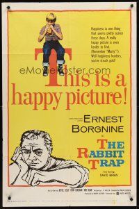 4g730 RABBIT TRAP 1sh '59 Ernest Borgnine, David Brian, this is a happy picture!