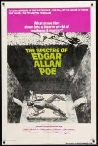 4g838 SPECTRE OF EDGAR ALLAN POE 1sh '74 what drove him to a bizarre world of madness & murder?