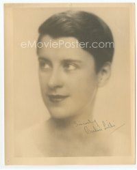 4h089 BEATRICE LILLIE deluxe 8x10 still '20s head & shoulders portrait with stamped signature!