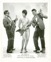 4h115 BO DIDDLEY 8x10 publicity still '50s full-length with The Duchess & Jerome by Kriegsmann!