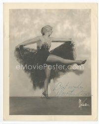 4h197 DOROTHY STONE deluxe 8x10 still '20s dancing & showing her leg with stamped signature!
