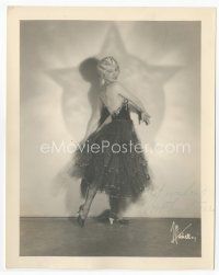 4h198 DOROTHY STONE deluxe 8x10 still '20s dancing full-length with stamped signature!