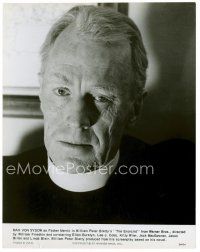 4h225 EXORCIST 7.5x9.5 still '74 best head & shoulders close up of Max Von Sydow as Father Merrin!