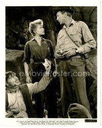 4h235 FOR WHOM THE BELL TOLLS deluxe 8x10 still '42 Ingrid Bergman stares at Gary Cooper!