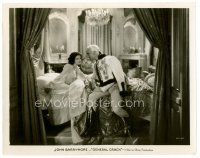 4h249 GENERAL CRACK 8x10 still '29 mercenary John Barrymore & sexy wife Marian Nixon in bed!