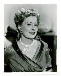 4h303 IRENE DUNNE TV 7x9 still '59 smiling portrait wearing pearls in The Big Party by Revlon!