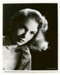 4h322 JANET LEIGH 8x10 still '56 super close head & shoulders portrait of the sexy star!