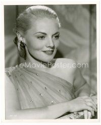 4h332 JEANNE CAGNEY 8x10 still '50s smiling head & shoulders close up of the sexy actress!