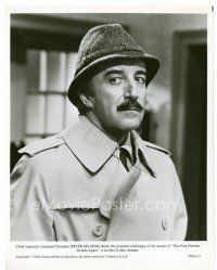 4h519 PETER SELLERS 8x10 still '76 as Inspector Clouseau from The Pink Panther Strikes Again!