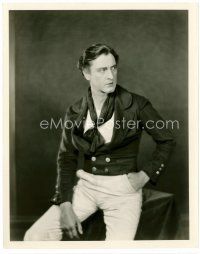 4h605 SEA BEAST 8x10 still '26 best close up of John Barrymore in costume as Captain Ahab!
