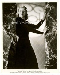 4h620 SHIRLEY ROSS 8x10 still '39 the pretty actress full-length standing in doorway!