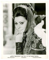 4h636 SOPHIA LOREN 8x10 still '64 wonderful close up in costume from The Fall of the Roman Empire!