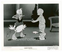 4h646 STRAIGHT SHOOTERS 8.25x10 still '47 great image of Donald Duck with nephews posing as mummy!