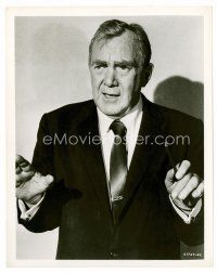 4h683 THOMAS MITCHELL 8x10 still '58 close up holding pencil in suit & tie from Handle With Care!