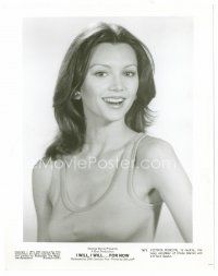 4h722 VICTORIA PRINCIPAL 8x10 still '75 smiling portrait of the sexy actress from I Will For Now!