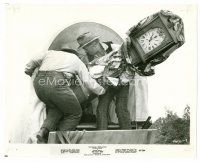 4h754 WAY WEST 8x10 still '67 Richard Widmark tries to put clock into covered wagon!