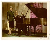 4h024 LADY BE GOOD color 8x10 still '41 Robert Young plays piano while Ann Sothern sings!