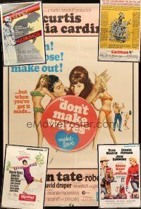 4j018 LOT OF 5 UNFOLDED 40X60s '67 - '72 Don't Make Waves, Rough Night in Jericho & more!