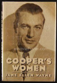 4j344 COOPER'S WOMEN first edition hardcover book '88 a biography written by Jane Ellen Wayne!