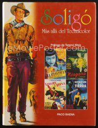 4j367 SOLIGO first edition Spanish hardcover book '01 life & works of Spanish movie poster artist!