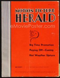 4j049 MOTION PICTURE HERALD exhibitor magazine July 17, 1954 8-page ad for The Egyptian, Diana Dors!