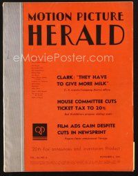 4j048 MOTION PICTURE HERALD exhibitor magazine November 6, 1943 includes 36-page Fox campaign book