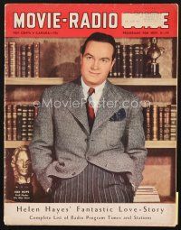 4j127 MOVIE & RADIO GUIDE magazine November 8-14, 1941, Bob Hope by Eugene Robert Richee!
