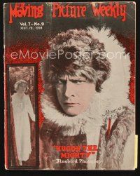 4j028 MOVING PICTURE WEEKLY exhibitor magazine October 19, 1918 great art of Mildred Harris Chaplin