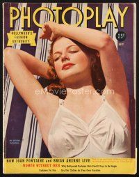 4j057 PHOTOPLAY magazine July 1940 wonderful portrait of sexiest Ann Sheridan by Paul Hesse!