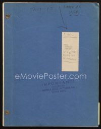 4j195 CRIMSON PIRATE final draft English script July 9, 1951 screenplay by Roland Kibbee!