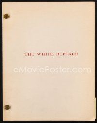 4j217 WHITE BUFFALO revised second draft script April 7, 1976, screenplay by Richard Sale!