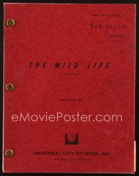 4j218 WILD LIFE final draft script December 16, 1983, screenplay by Cameron Crowe!