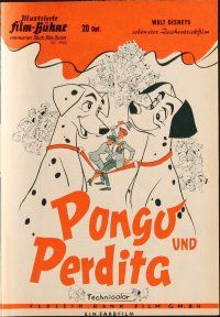 4j180 ONE HUNDRED & ONE DALMATIANS German program '61 classic Disney canine cartoon, different!