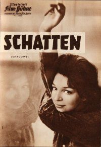 4j182 SHADOWS German program '61 John Cassavetes beatnik counter-culture movie, different!