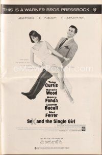 4j313 SEX & THE SINGLE GIRL pressbook '65 full-length Tony Curtis & sexiest Natalie Wood!
