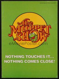 4k103 MUPPET SHOW TV promo brochure '78 wacky images of Jim Henson puppets & stars!